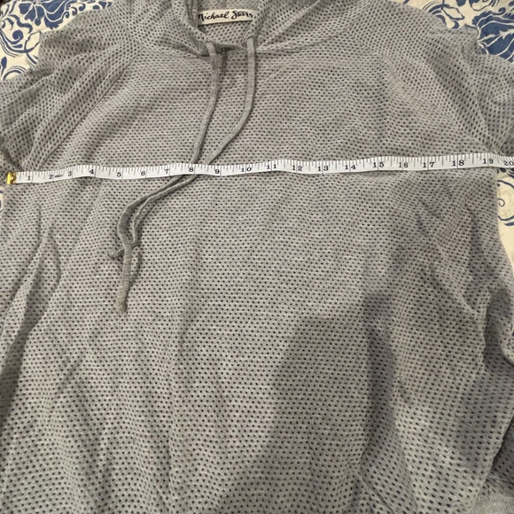 Michael Stars perforated hoodie sweater - Picture 5 of 6